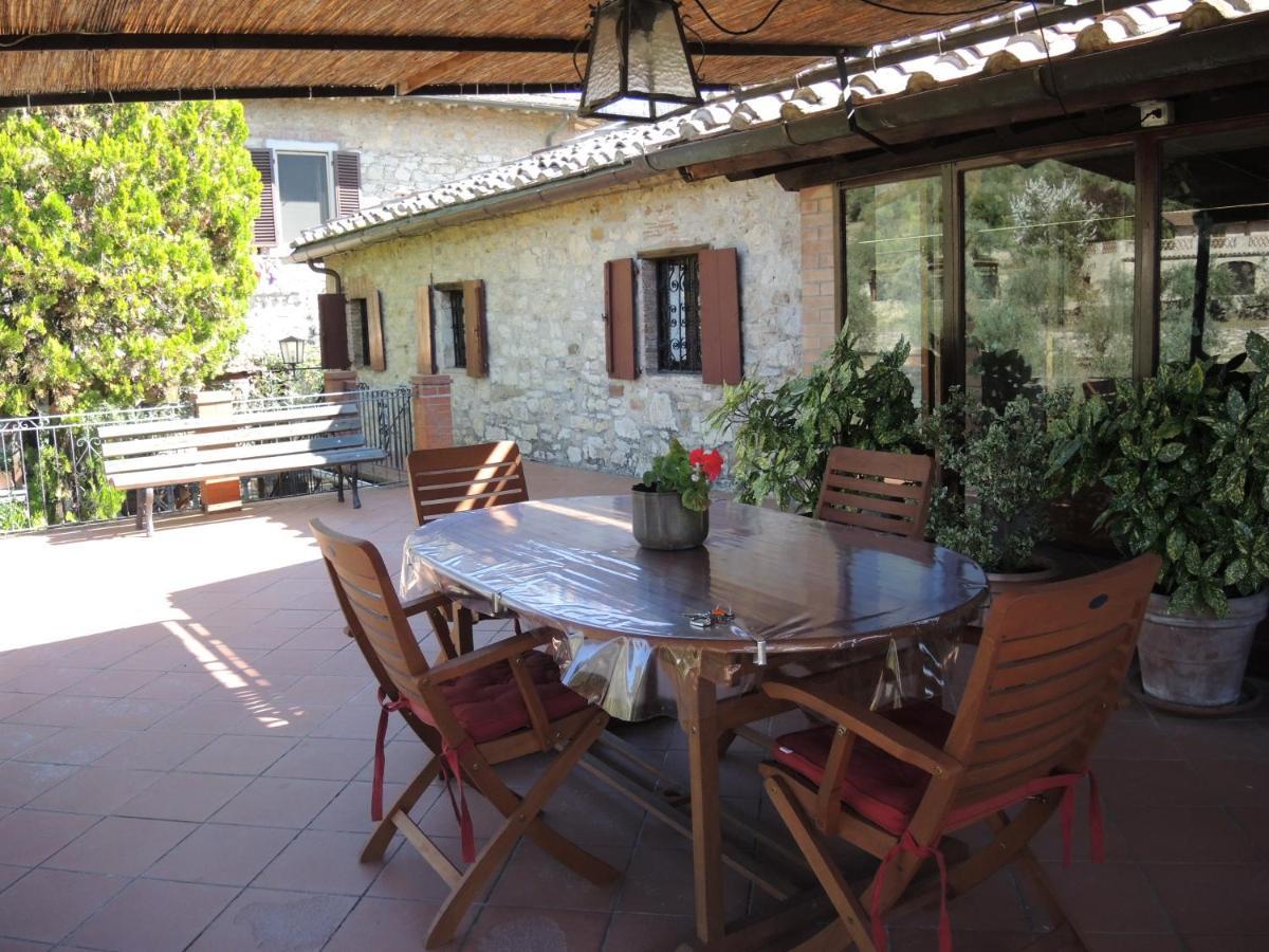 Apartamento "La Casa Di Maria Luce" Con Terrazza Panoramica Gaiole in Chianti Exterior foto