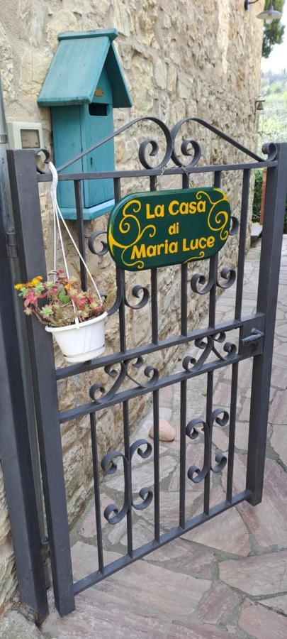 Apartamento "La Casa Di Maria Luce" Con Terrazza Panoramica Gaiole in Chianti Exterior foto