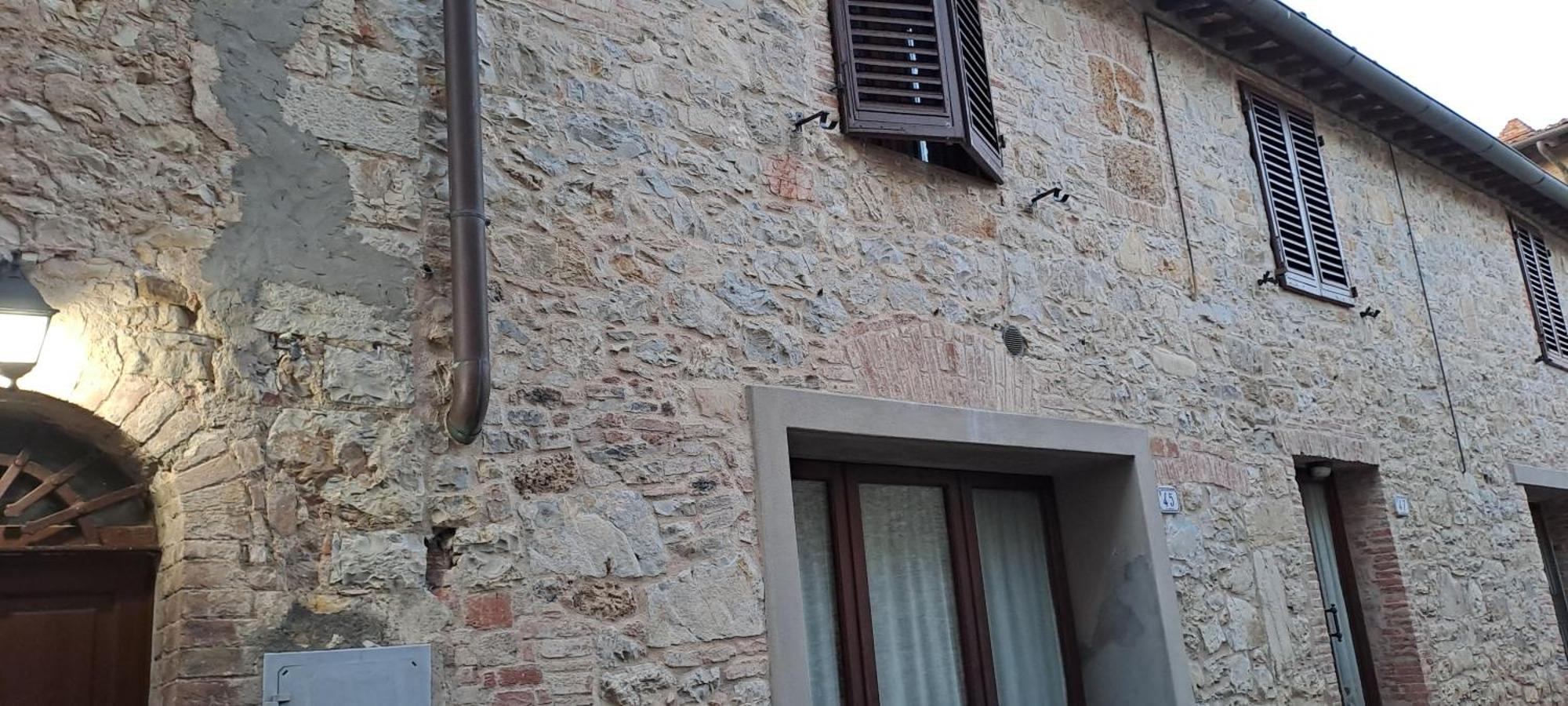 Apartamento "La Casa Di Maria Luce" Con Terrazza Panoramica Gaiole in Chianti Exterior foto