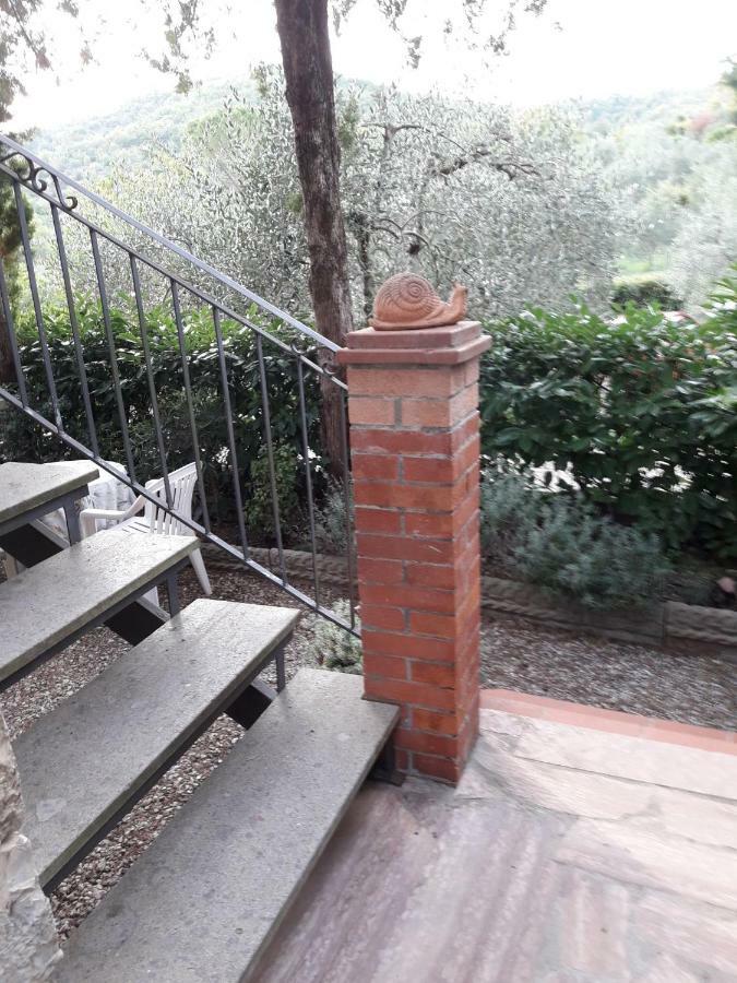 Apartamento "La Casa Di Maria Luce" Con Terrazza Panoramica Gaiole in Chianti Exterior foto