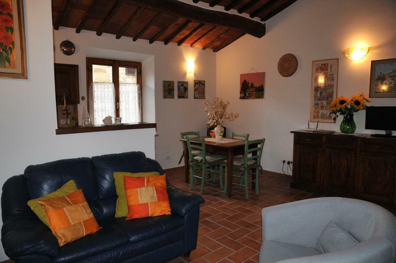 Apartamento "La Casa Di Maria Luce" Con Terrazza Panoramica Gaiole in Chianti Exterior foto