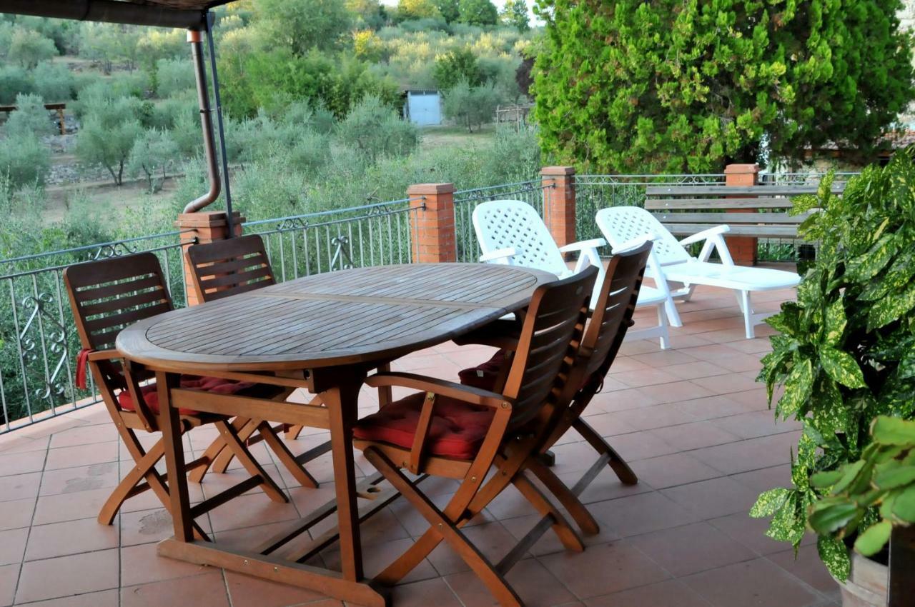 Apartamento "La Casa Di Maria Luce" Con Terrazza Panoramica Gaiole in Chianti Exterior foto